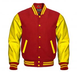 Varsity Jacket Red Yellow